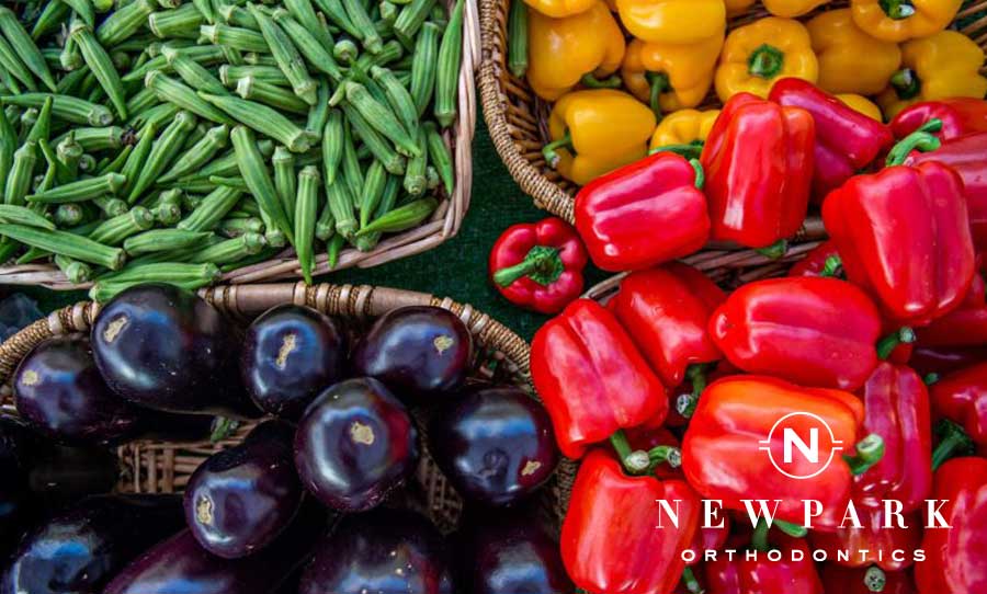 assortment of vegetables in baskets