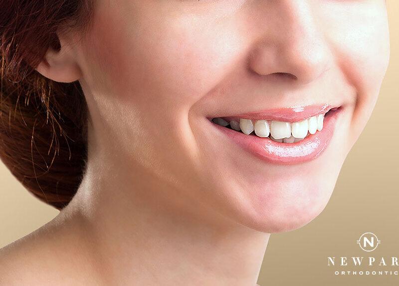 woman smiling