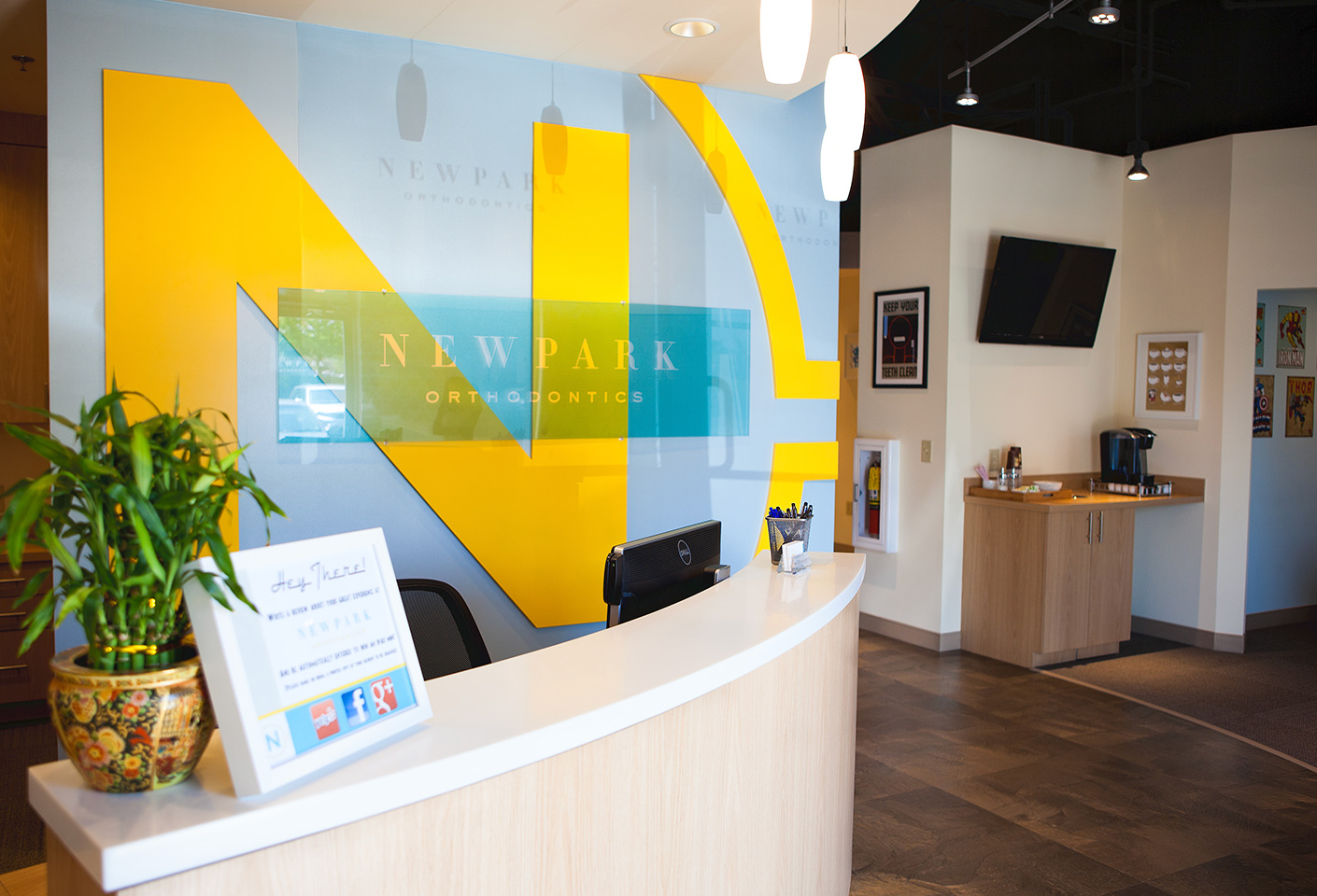 Office Reception Area Side View