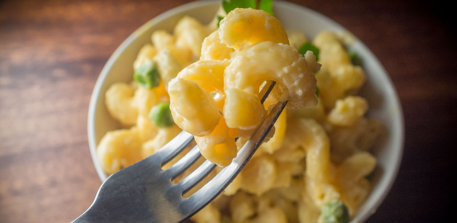 Mac and Cheese offers a creamy texture you can eat with braces.